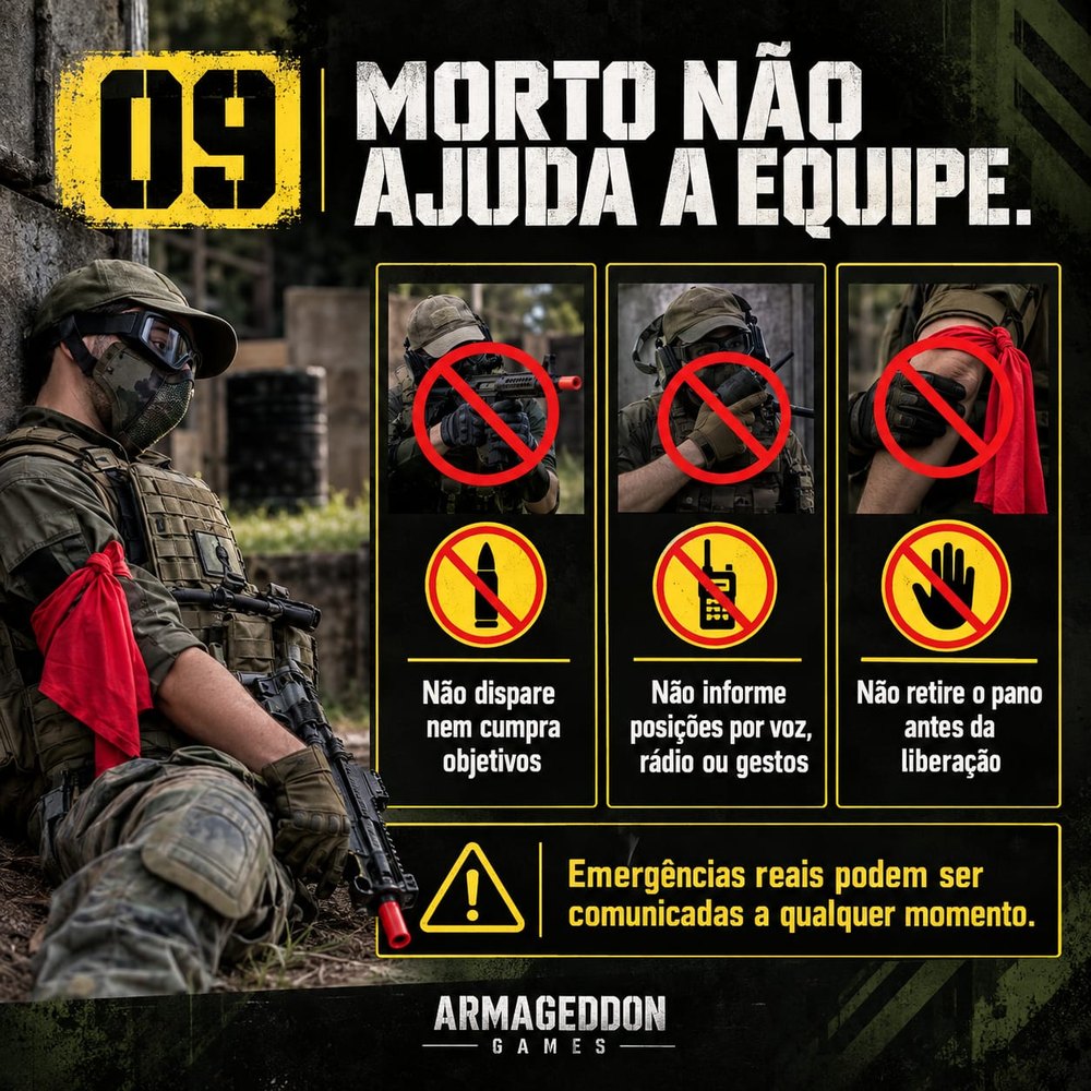 Morto não ajuda a equipe