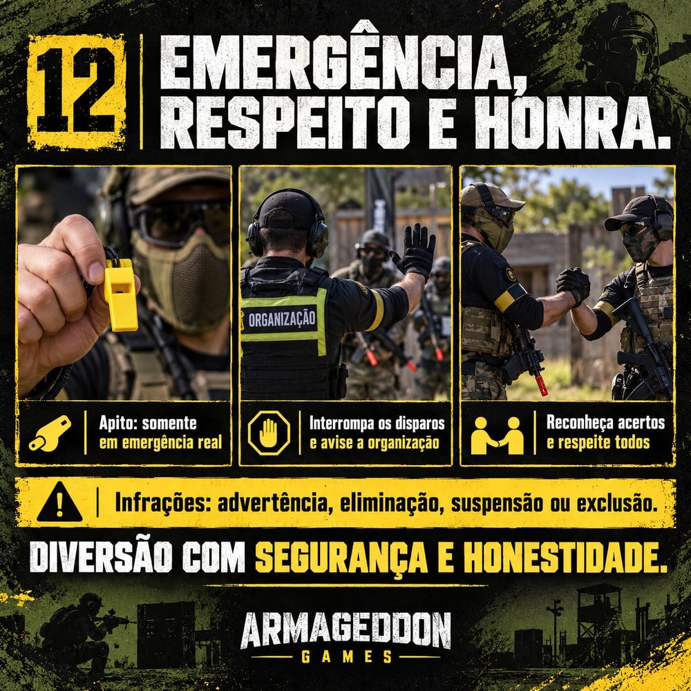 Emergência, respeito e honra